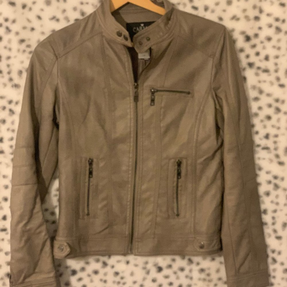 Carmin Faux Leather Jacket